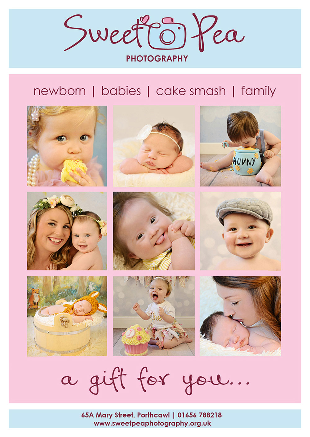 Sweet Pea Photography Gift Voucher